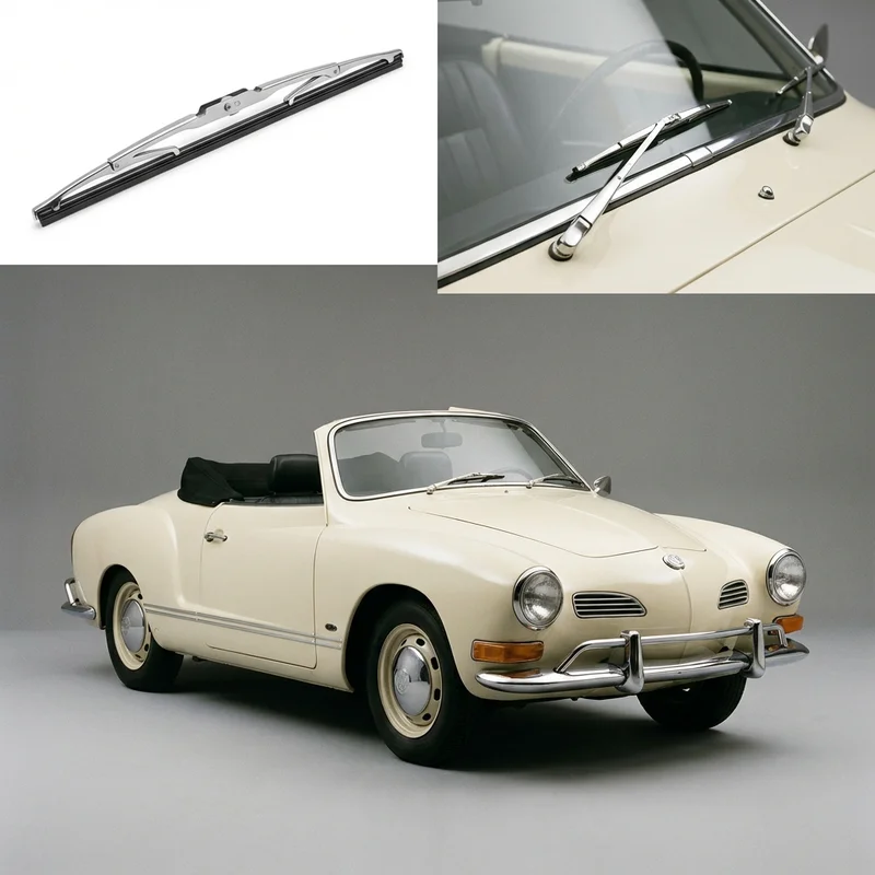 Passenger Side Wiper Blade for Volkswagen Karmann Ghia (1968 - 1974) - 1